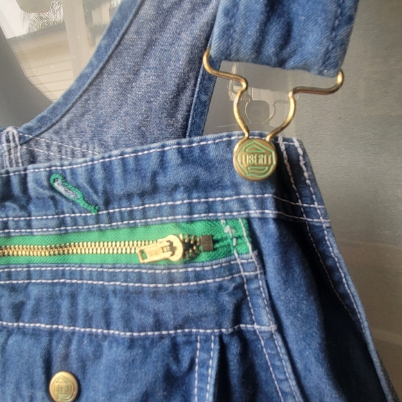 Liberty Blue Denim Carpenter Overalls Men’s Size 42x32 Farm Work 100% Cotton - Picture 2 of 14